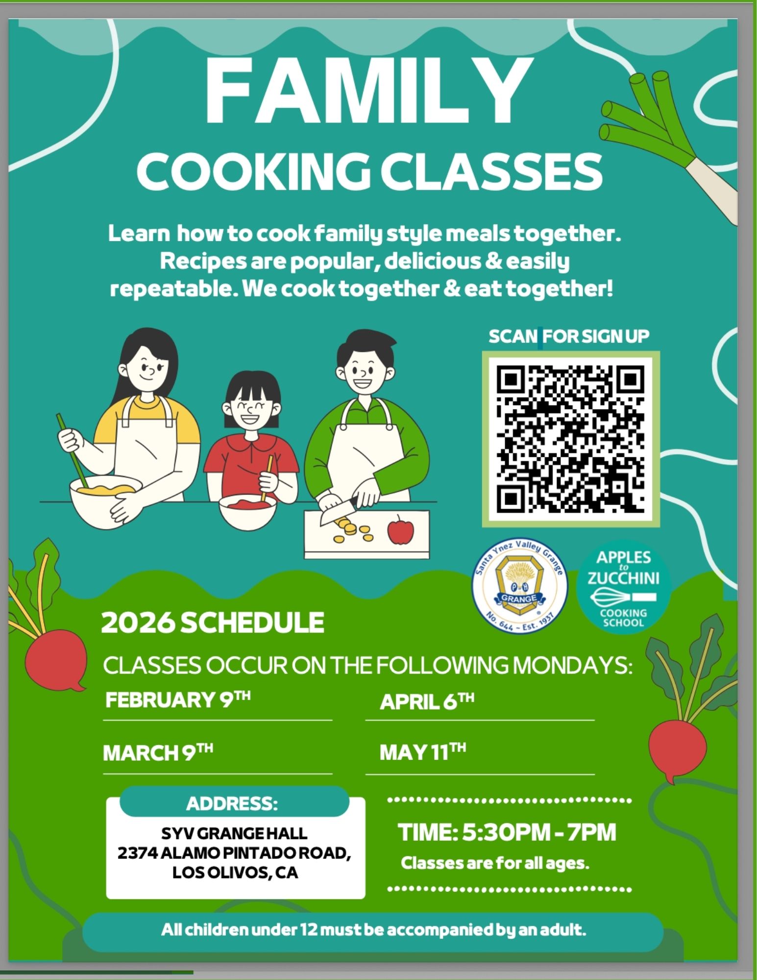 Family Cooking Classes Grange 2026 Winter-Spring-2 Family Cooking Classes Grange 2026 Winter-Spring